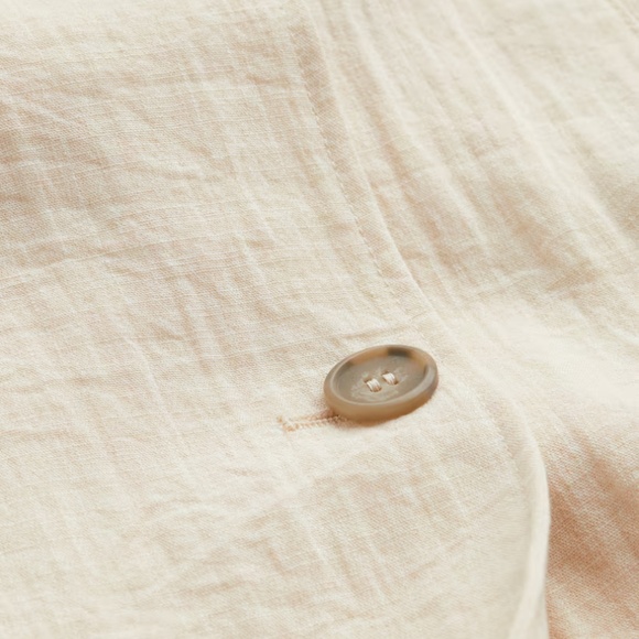 NWOT H&M DOUBLE-BREASTED TRENCH COAT SMALL - Picture 2 of 11